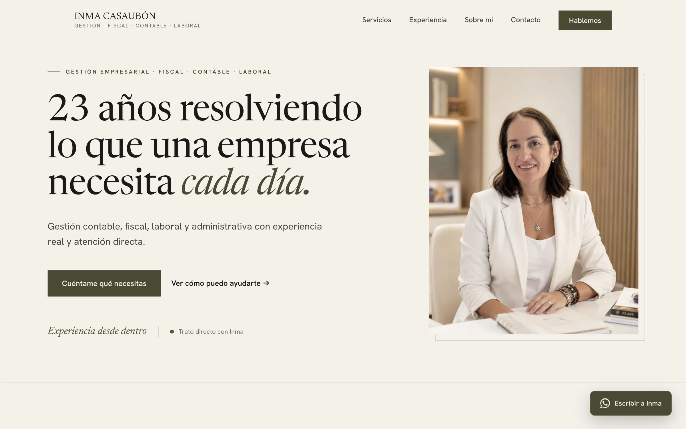 Web de Inma Casaubón